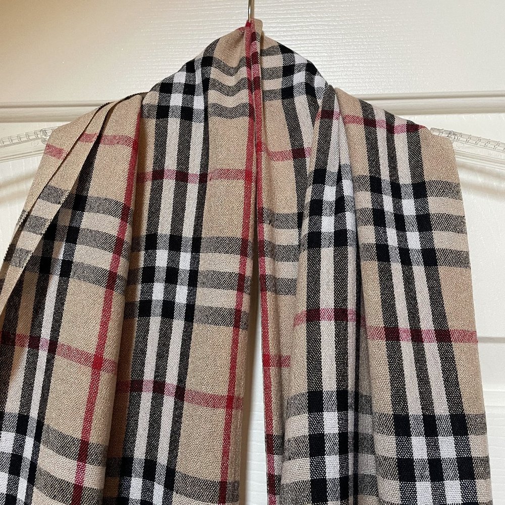 Check plaid Scarf - Picture 4 of 5